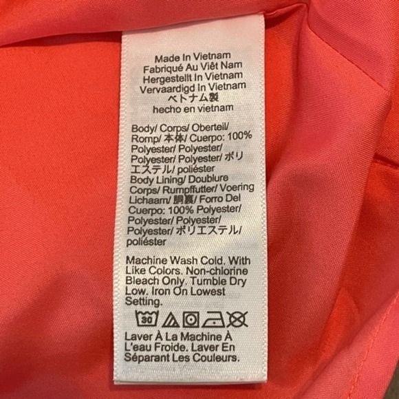 J. Crew Scalloped Camisole Top Neon Coral Pink V-Neck Adjustable Straps 8 - Picture 8 of 11